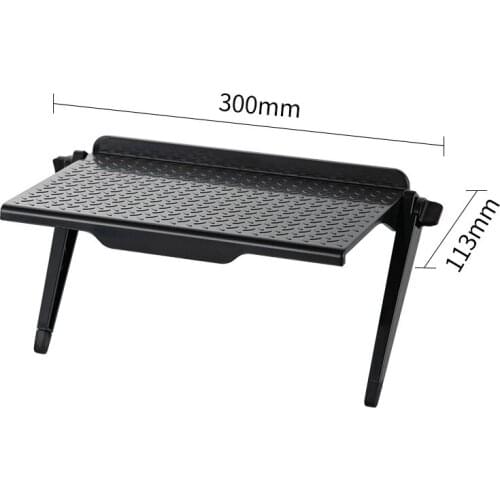 1Pcs Computer Monitor Desktop Screen Top Shelf Plastic LCD TV Top Screen Bracket Creative Monitor Stand Rack Shelf Accessories