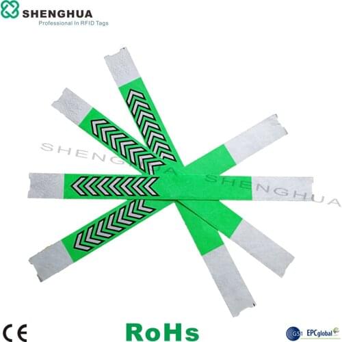 10pcs/pack High Quality Flexible School Attendance System RFID UHF Passive Smart Wristbands Bracelet Tag Tyvek Waterproof