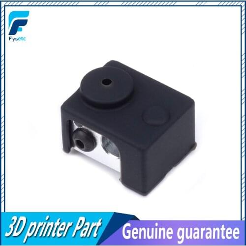 2x V6 Heater Block Fixings Silicone Insulation Sock Black Non-Official Heated Block For V6 PT100 Hotend Warm Keep Cover