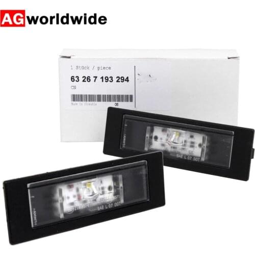 63267193294 For BMW E87 F20 116I 118I 120I 130I Rear License Plate Lights