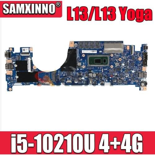 Akemy FUR 5B20S72246 CPU:i5-10210U 4+4G for Thinkpad L13 /L13 Yoga Laptop Motherboard mainboard 188334-1M tested full 100