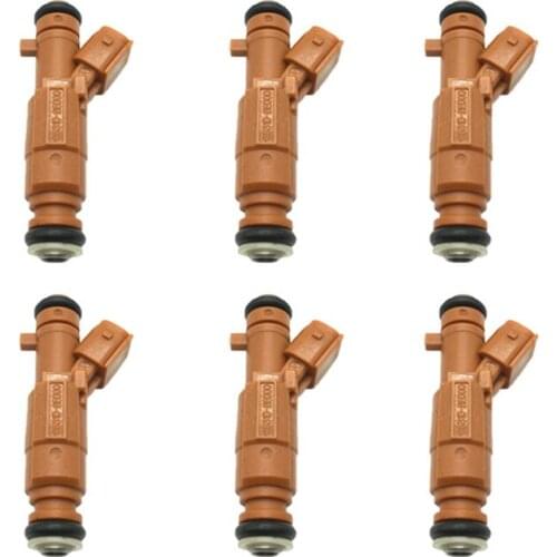 6Pcs Car Fuel injector For Hyundai Elantra 1.8 2.0 L Kia 1.6L 2011-2015 Forte Soul 2.0L OEM 353102E000 35310-2E000