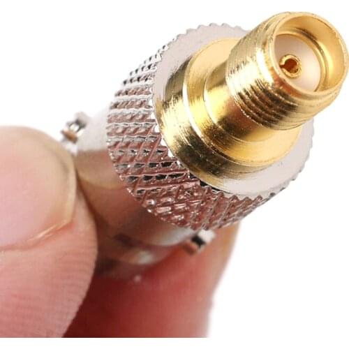 BNC Female Plug to SMA Female Jack Antenna Adapter Copper Connector Converter wholesale
