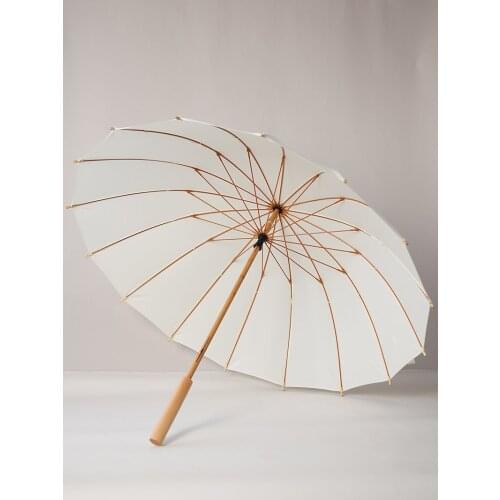 Business Large Umbrella Long Handle Windproof Adult Golf Luxury Umbrella Rain Women Wedding Paraguas Mujer Rain Gear BY50YS