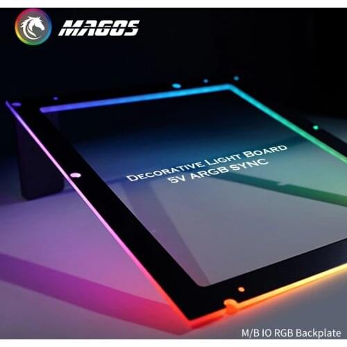 Motherboard Decorative plates 5V ARGB SYNC For ATX/MATX/ITX MOBO PC DIY Light Pollution