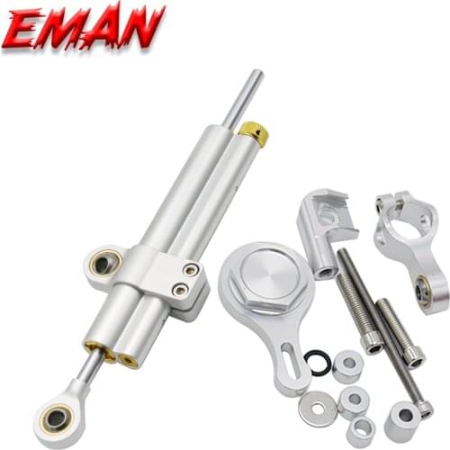 For YAMAHA YZF R6 2006-2017/ R1 2009-2012 CNC Aluminum Adjustable Motorcycles Steering Stabilize Damper Bracket Mount Kit