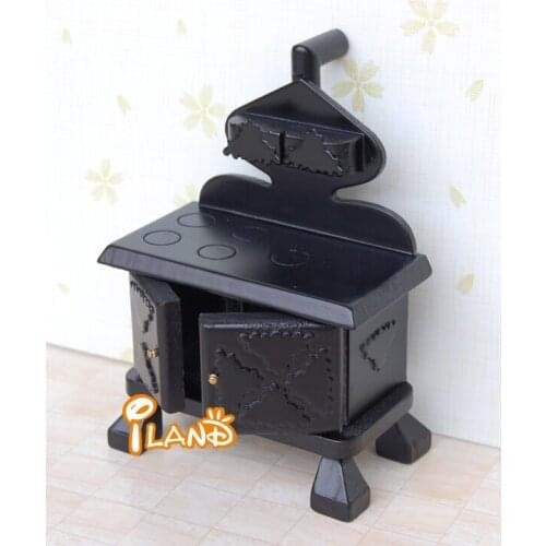 G05-X4611 children baby gift Toy 1:12 Dollhouse mini Furniture Miniature rement retro style stove 1pcs