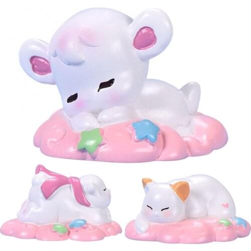 Simulation Animal Resin Ornaments Micro Landscape DIY Crafts Desktop Decor Gift