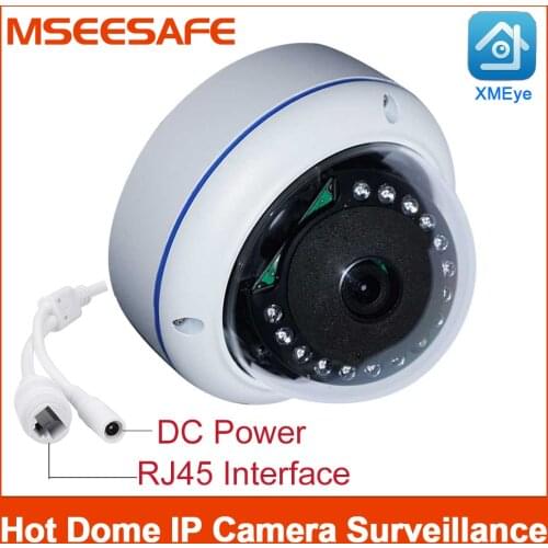 Mseesafe ONVIF IP Camera 1080P 15fps,960P/720P 25fps Vandal-proof Dome Nightvision Surveillance IP Camera Motion Detection, FTP