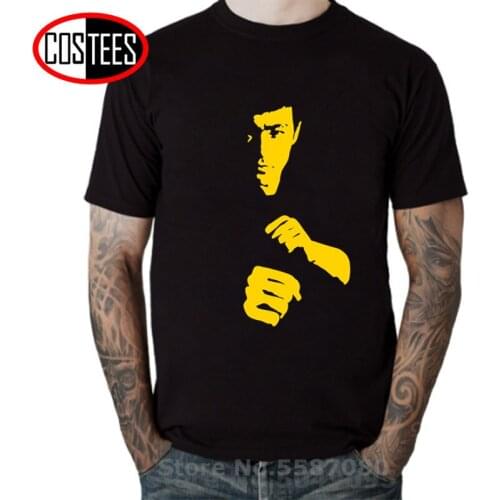 New Design Classic Kung Fu King Tee shirt China Dragon Brucee Lee T shirt Jeet Kune Do Initiator tshirt Hollywoo legend clothing