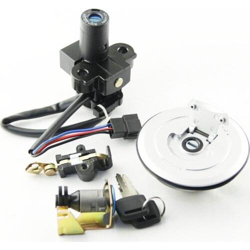 Motorcycle Ignition Switch Seat Lock Key Fuel Cap Suit For Honda XRV750 Africa Twin 1993 1994 1995 1996 1997-2000 35100-MY1-007