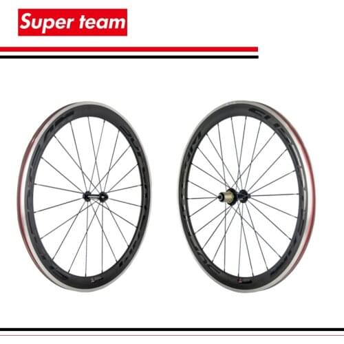 Superteam Carbon Fiber Wheel 700c Clincher 50mm Alloy Wheels