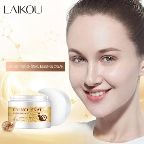 LAIKOU 25G VC Snail Essence Cream Hydrating Anti-Aging Moisturizes Whitens Brightening Repair Skin Fade Fine Lines Activate Skin