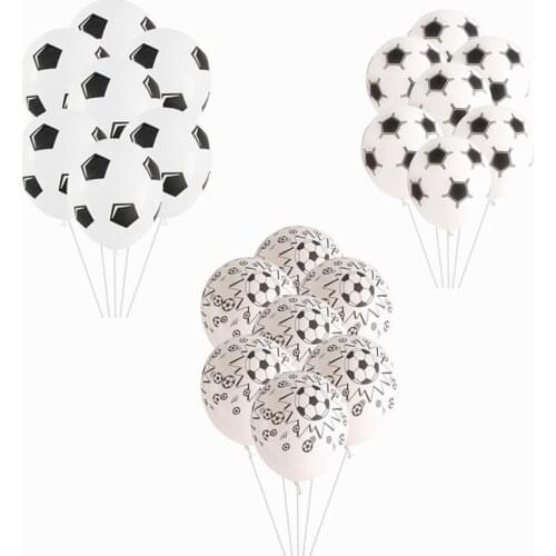 12 inch Thicken Soccer Balls Football Latex Balloons Birthday Party Decoration Kids Childrens Toys Football Theme Party Globos