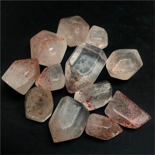 Natural polished strawberry quartz gemstones crystal tumble stone for home decoration