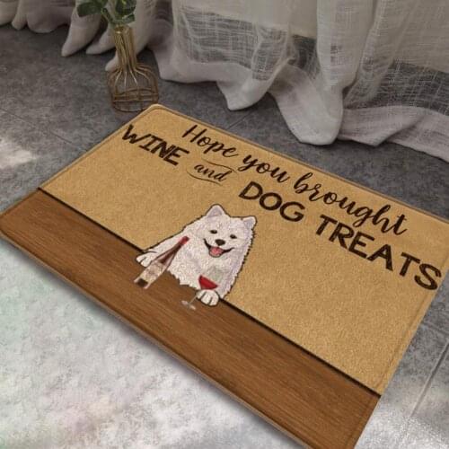 Anti-slip Floor Mat Absorbing Moisture Polyester Word Cartoon Pattern Ground Mat Carpet wycieraczka pod drzwi