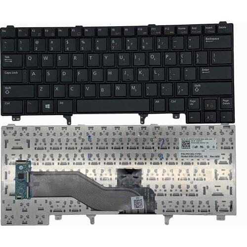 New US keyboard for Dell Latitude E6220 E6230 E6430s E6420 0C7FHD English without Point Stick black