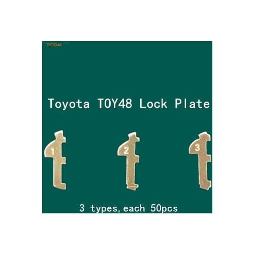 RIOOAK New 150pcs/lot TOY48 Car Lock Reed Plate For Toyota Car Lock Repair Kit Accessories with 10pcs+ Spring Locksmith Supplies