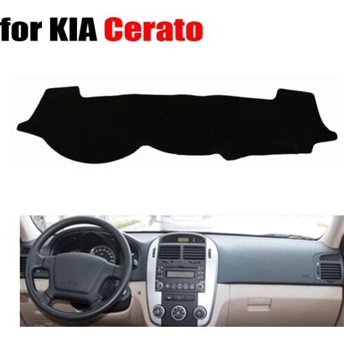 RKCA Car dashboard cover mat for KIA Cerato 2006-2015 years Left hand drive dashmat pad dash covers auto dashboard accessories