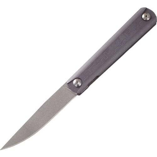 EDC Titanium Alloy Handle Folding Knife Paper Cutting Art Blade Cutting Knife Outdoor Camping Pocket Hunt Knife Tools