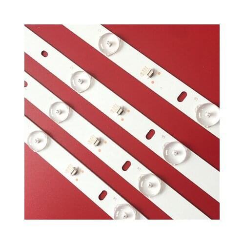 825mm LED Backlight Lamp strip 10 leds For Amoi AP43W MG-43D3003V5C2B82818M-YY 4pcs/set