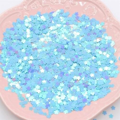 YPP CRAFT 5mm Sakura Shape Sequins PVC Flat for DIY Card Making Craft Color Collection