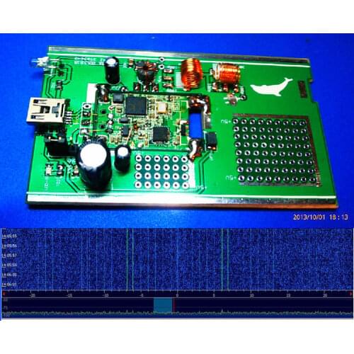 100KHz-1.7GHz DIY KITs full band UV HF RTL SDR USB Tuner Receiver R820T RTL2832U + R820T CW FM VHF UHF AM + antenna