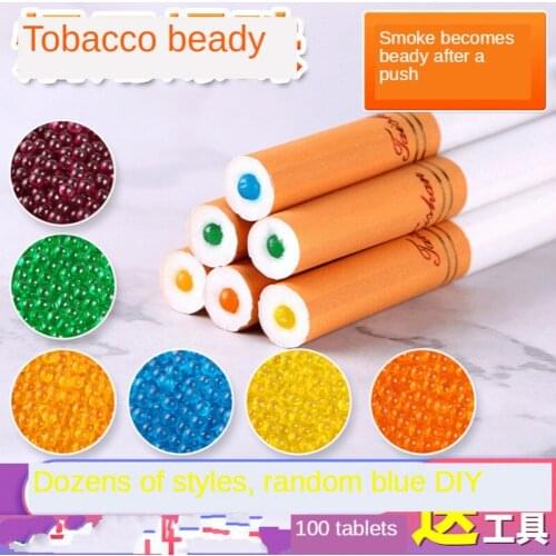 100pcs Cigarette Pops Beads Fruit Menthol Capsule Mint Beads Flavor Explosion Blast Ball Holder Filter Smoking Accessories