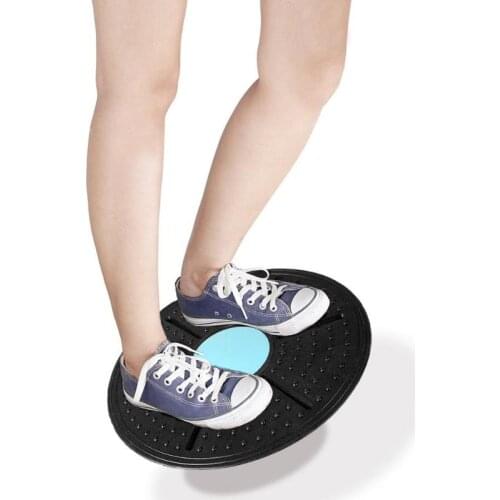 Balance Board 360 Degree Yoga Fitness Rotatable Massage Disc Round Plates Board Gym Waist Twisting Exerciser for Home Exercise