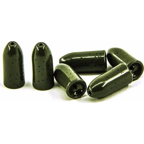 5pcs/Bag 1/2oz 1/4oz 3/8oz 3/16oz Tungsten Bullet Flipping Weights Worm Weight for Bass Fishing Pitching and Flipping Sinker
