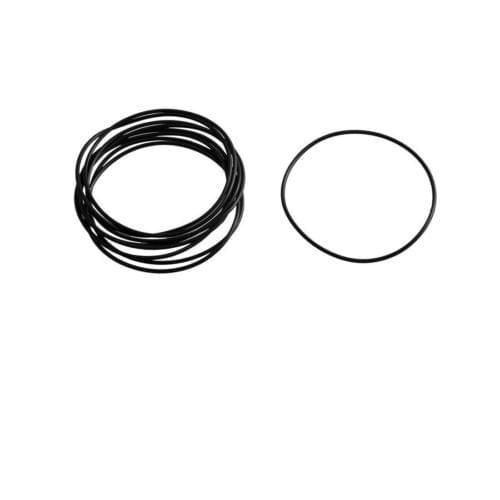 50 Pcs Black Rubber O Ring Oil Filter Seal Gaskets 53mm x 50mm x 1.5mm