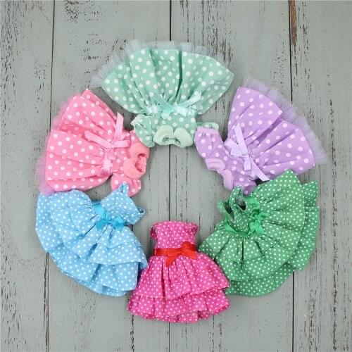 DBS Blyth Doll Accessories 1/6 Doll Polka dot skirt set for 30cm joint body ICY BJD DOLLS