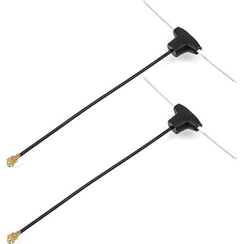 BETAFPV Dipole T Antenna 2.4G 915MHz/868MHz IPEX MHF Connector For 2.4G / 915MHz / 868MHz Receiver