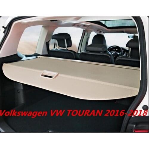Car Rear Trunk Security Shield Cargo Cover For Volkswagen VW TOURAN 2016.2017.2018 High Qualit Auto Accessories