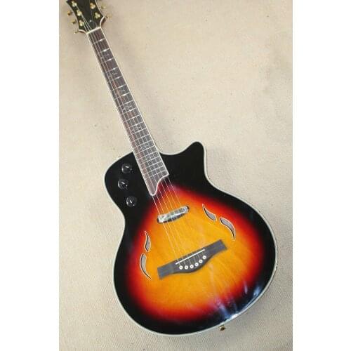 Free shipping top quality semi hollow body electric guitar musical instrument T5 hollow body electric guitars