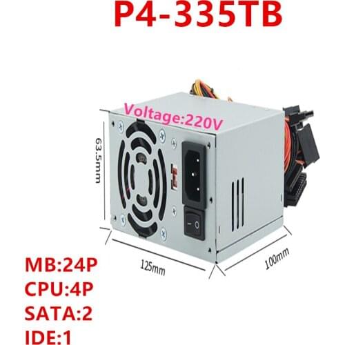 New PSU For R-Senda DVR Rated 230W Peak 335W Power Supply P4-335TB