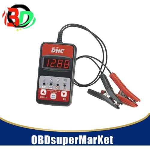 DHC BT222 Digital Battery charging starting System Analyzer with fast shipping