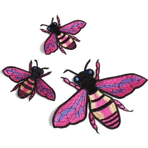 DZ Exquisite embroidery, hand ironing, bee cloth patching, clothing accessories package, hat decoration accessories without glu