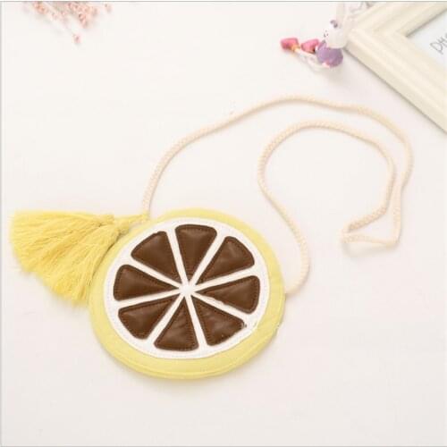 LKEEP Girls Small Coin Purse Change Wallet Kids Bag Coin Pouch Childrens Wallet Money Holder Kids Lovely Lemon Bags Gift