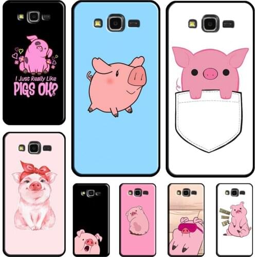 Cute pig Cartoon Soft Case For Samsung Galaxy A7 A9 A6 A8 Plus A3 A5 2017 2016 J6 J3 J4 J5 J7 J2 Core 2018