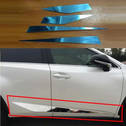 FOR LEXUS NX200T NX300H STAINLESS SIDE DOOR LINING BODY DEC MOULDING TRIM COVER