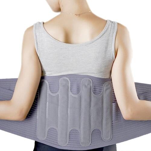 Neoprene Medical Bar Posture Corrector Waist Trainer Men Women Lower Back Support Belt Lumbar Corset Bodybuilding Slimming Belt