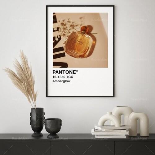 Pantone Print | Beauty Aesthetics Posters | Fashion Wall Art | Perfume Printing | Fashion Posters | Minimalist Art Wall Pantone