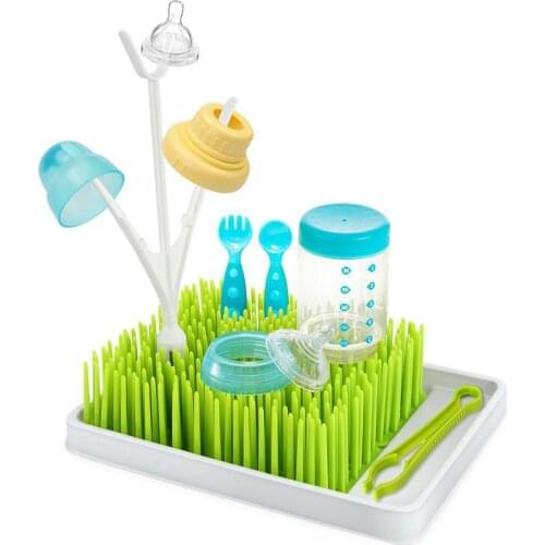 Baby bottle drying rack, baby bottle drain pipe, green bottle rack, clean storage, dry, drain rack