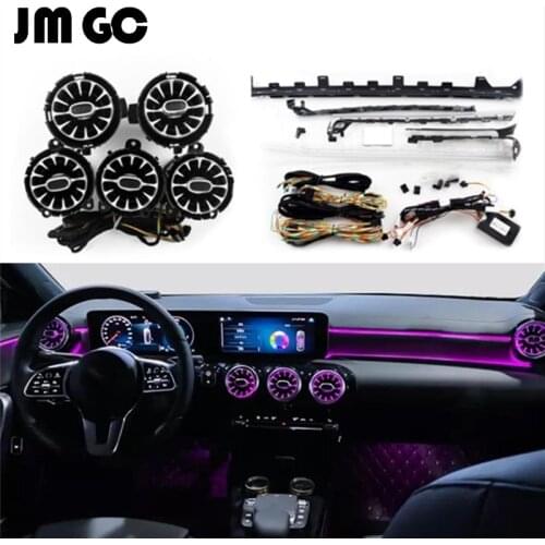 LED Ambient Light for Mercedes-Benz 2020 CLA A180 W118 W177 Luminous air outlet 64-color ambient light Original screen control