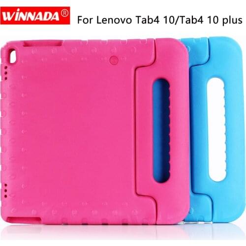 For Lenovo Tab4 10 TB-X304F Case Kids Shockproof EVA Full Body Handle Cover For Lenovo Tab 4 10 PLUS TB-X704F X704N 10.1' Fundas