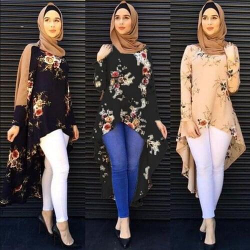 6XL plus size Adult Fashion muslimah Abayas irregular Trailing Islamic Clothing Female Long-sleeved Arab Shirt Wq1193 dropship