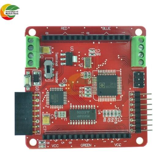 Ziqqucu 8x8 RGB LED Matrix Common Anode Board with RBG LED Driver Shield Module for Arduino