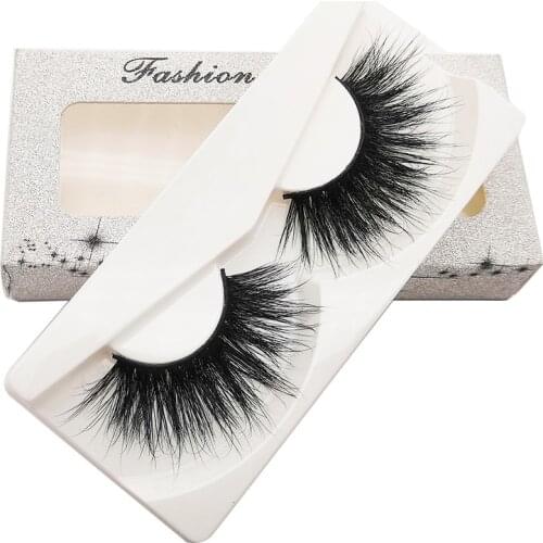10 Pairs Real 25mm Mink Lashes Eyelashes 100% Handmade Natural Thick Reusable 3D False Eyelashes