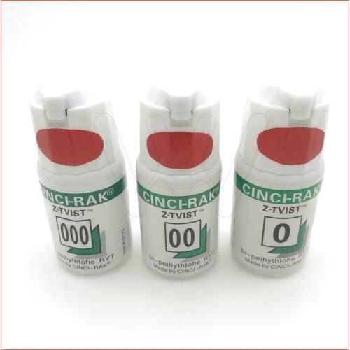 3 Bottle Dental CIHGI-RAK G-THQST Gingival Retraction Cord Packing size 0 00 000